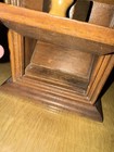 Vintage Mini Wooden  Gumball Machine 1910 functional 8  Tall