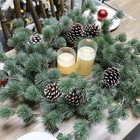 24 Inch Artificial Pine Wreath - Christmas Wreaths For Front Door  Christmas    