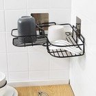 Shower Caddy Shelf Bathroom Corner Bath Storage Holder Organizer Triangular Rack
