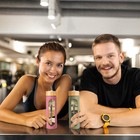 18 Oz Glass Water Bottles  Water Bottle With Time Marker