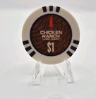 Chicken Ranch Casino Jamestown California  1 Casino Chip