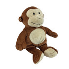 Ty Pluffies Brown Dangles Chimp Monkey Plush 8  Stuffed Toy Lovey