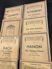 Vintage Schirmer Piano Classical Music Books Lot Of 10  Bach Czerny Hanon
