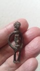 A Lobi Bronze Pendant  Figure  African  Tribal