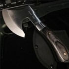 8 66 survival Tomahawk Throwing Axe Combat Tactical Hunting Hatchet Hex Hole  Ax