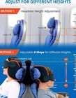 Sarisun Airplane Travel Pillow For Different Heights  Stable Head Support