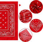 16 Pcs Bandanas Multi-purpose Bandana Headbands Party Outdoor Head Scarf 22x22 I