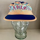 Vintage 90s Paramount   s Great America Theme Park Painters Hat Rare California