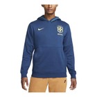 Nike Brazil Cbf Travel Fleece Soccer Hoodie  blue  Dh4822-490 Men s Size M