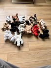 Ty Beanie Babies Retired Beanbag Mini Plush Lot Of Stuffed Animals Dogs