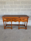 Bassett Country Knotty Pine 3 Drawer Buffet - Sideboard