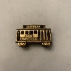 Vintage Miniature Brass Cable Car Trolley San Francisco California Mini Souvenir