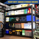 3500 Lbs Heavy Duty Garage Storage Shelf With Adjustable Shelves For Workshop