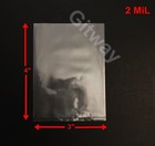 3  X 4   Clear Plastic Poly Ldpe Bags Lay Open Top Flat 3x4  2 Mil 100 500 1000