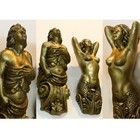 2 Marine Figurehead Golden Statues Ship Bust Sailboats Sea Boats Sailors Pirate