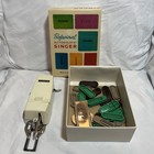 Vtg Singer Sewing Machine Rocketeer 500a Slant-o-matic Tested  Case Manual Pedal