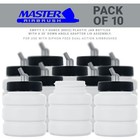 10pk Airbrush 2 7oz Plastic Jar Bottles 30   Angle Adaptor Lid Assembly Dual-act