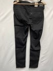 Levi s 711 Womens Black Mid Rise Dark Wash Regular Fit Skinny Jeans Size 32