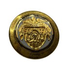 Ben Silver Charleston Sc Us Military Academy Style Crest Button Gold Tone