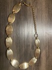 Vintage Glam Boho Chain Belt Gold Toned Discs Metal Adjustable Women s 34   