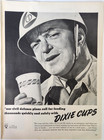 Civil Defense Dixie Cups Disposable Canteen Vintage 1951 Magazine Print