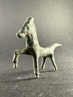 Ancient Celtic Bronze Leaping Horse Figurine - Circa 100 Bc - 100 Ad