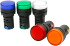 22mm Led Industrial Indicator Light 220v Ac Pilot Signal Lamp For Industrial    