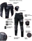 Mens Work Trousers Cargo Combat Heavy Duty Knee Pads Pockets Uk Premium Quality
