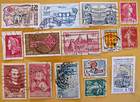 France And Colonies Stamps  Lot Of 34  Nice Contemporary vintage Mix