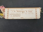 1860 Antique M Heminway   Sons Embroidery Silk Thread Holder Victorian Braided