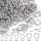 200pcs Open Jump Rings Jewelry Making Supplies Diy O Split Ring Connector Silver