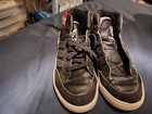 Adidas Hard Court Unisex Kids Us 12 Mid Top Lace-up Sneakers Black Red