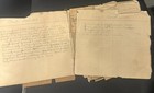 Vintage 1930   s Recipe Book Hand Written Recipes Candy Pickles Thrush  look 