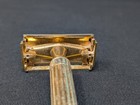 1948-50 Gold Plated Gillette Aristocrat Safety Razor Vintage Shaving