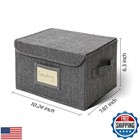 Vienrose Greeting Card Organizer Storage Box With 20 Removable Dividers  84 S