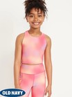 Old Navy Kid Youth Girls Powersoft Longline Sports Bra Tie Dye Size M L Xl Xxl