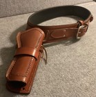 Vtg  American Sales Mfg Co  44 Ammo Holster   Belt Usa Medium Euc