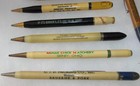 Vintage Advertising Promotional Mechanical Pencils Lot Of 9  Bordon Dairy    
