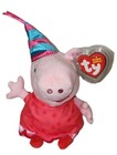 Ty Beanie Baby - Peppa Pig 20th Anniversary  uk Exclusive  New Mwmts Stuffed Toy