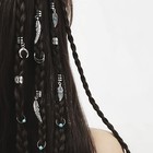 31 Pcs Turquoise Hair Beads     Dreadlock   Braid Accessories  Hippie Style Hair