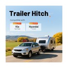 Class 3 Trailer Tow Hitch  2 Inch Receiver Compatible With 2005-2010 Kia Spor   