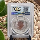 2019-p Australia Kangaroo 1oz Silver Dollar Pcgs Ms69 W  Flag Label