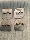 4 Lavallette   New   Jersey   Seasonal  Metal  Beach  Badges tags