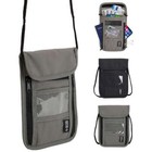 Rfid Blocking Passport Holder Travel Wallet Bag Security Neck Pouch Anti Theft