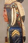 5  Cigar Store Indian Sergeant Blue Coat Calvary 5 Ft Wooden Copy   F Gallagher