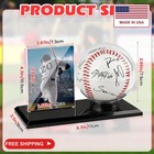 Acrylic Baseball Display Case  Dustproof Clear Base Ball Holder For Ball And Car