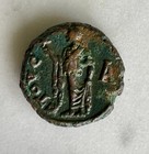 Ancient Byzantine Bronze Nummus Of Justinian I    the Great        Ad 527   565