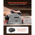 Cordless Track Saw 5-1 2 In Plunge-cut Circular Saw Kit 20v Battery  tool Only 