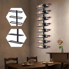 Vertical Wine Rack Wine Rack Wall Mounted Wine Storage Holder For Kitchen 8-tier