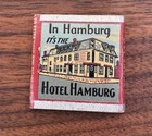 Vintage Hotel Hamburg Advertising Feature Matchbook - Hamburg Ny